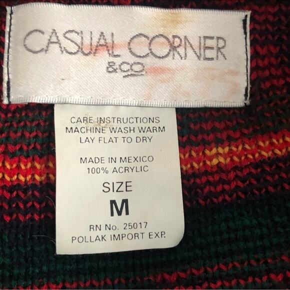 Vintage Casual Corner Scottish Terrier Cardigan M | Ugly Christmas Sweater - Picture 4 of 16